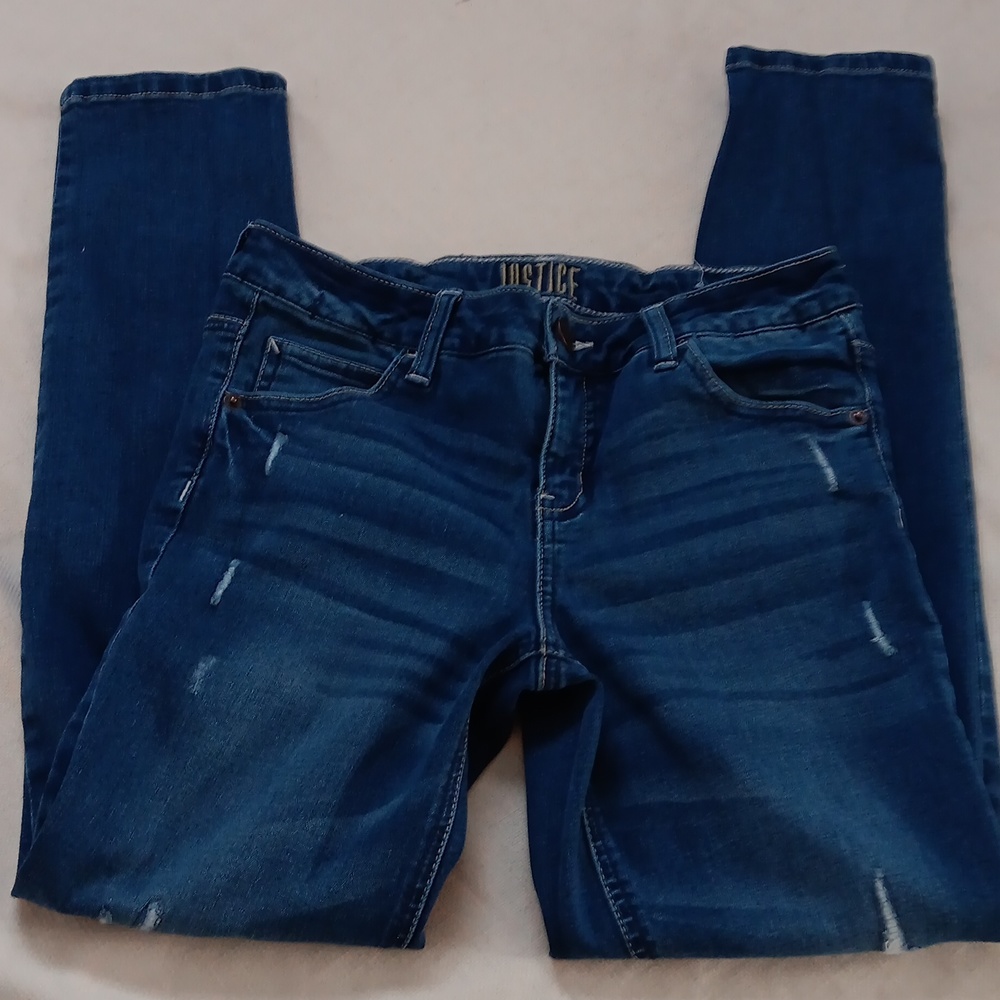Justice Mid Rise Jeans - Picture 2 of 4